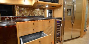 2008 Liberty Coach #M5369 Galley Area with Drawers Open